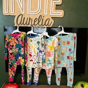 Little Sleepies 18-24mo lot of 4 pajamas